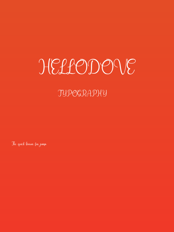 hellodove Poster