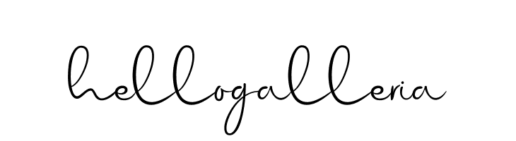 hellogalleria  font caratteri gratis
