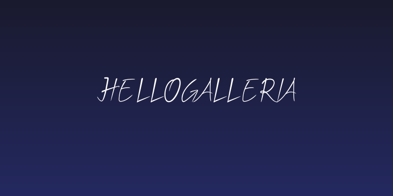 hellogalleria Social Header