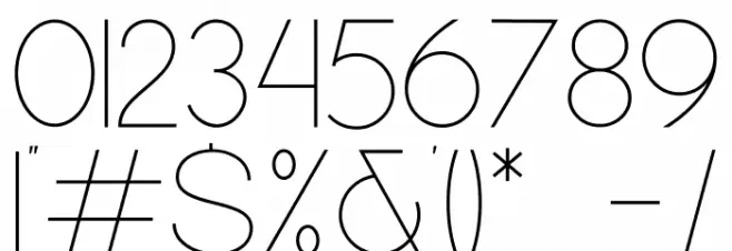 hellogalleriasans Font OTHER CHARS