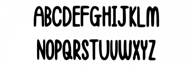 hellogiraffe Font Litere mari