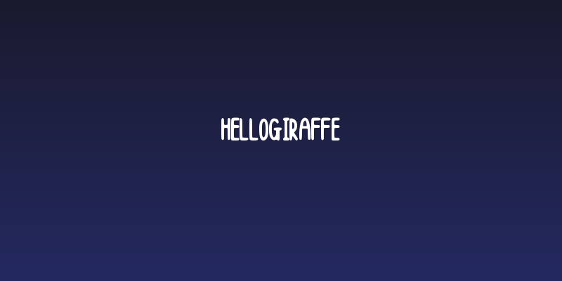 hellogiraffe Social Header