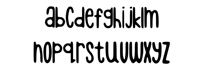 hellogiraffe Font LOWERCASE