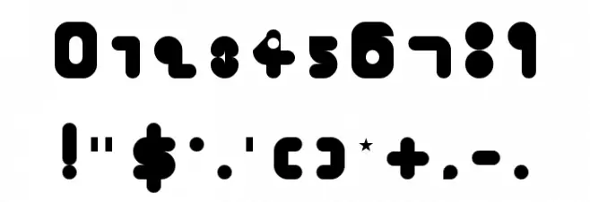 hellogoodbye Regular Font OTHER CHARS