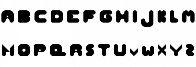 hellogoodbye Regular フォント 大文字