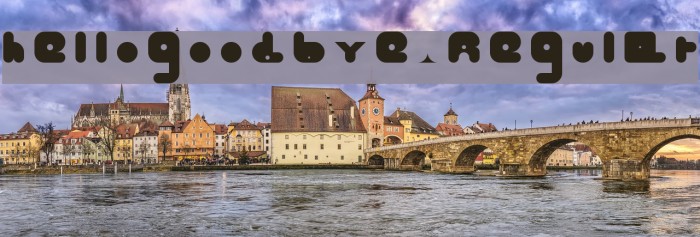 hellogoodbye Regular Example 1