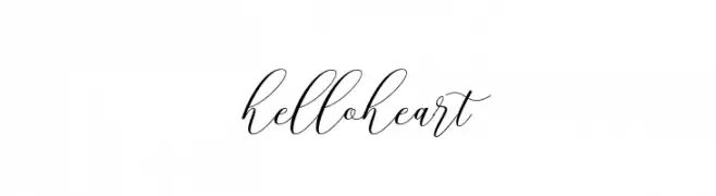 helloheart  Frei Schriftart Herunterladen
