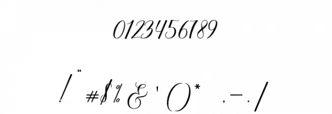 helloheart Font OTHER CHARS