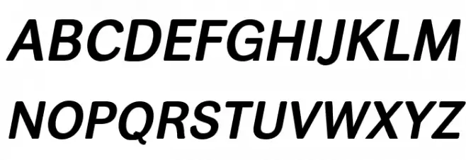 helvari Bold Italic 字体 大写