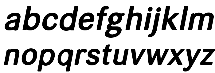 helvari Bold Italic Font LOWERCASE