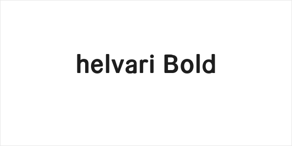 helvari Bold Logo