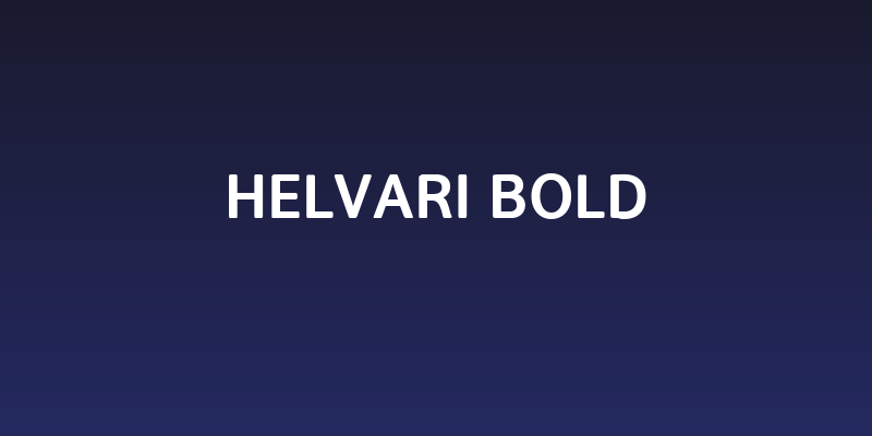 helvari Bold Social Header