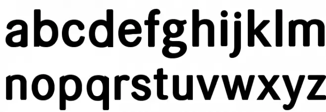 helvari Bold フォント 小文字