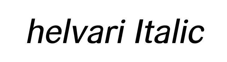 helvari Italic  नि: शुल्क फ़ॉन्ट्स डाउनलोड