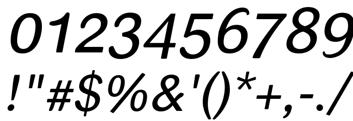 helvari Italic Font OTHER CHARS