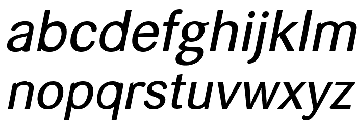helvari Italic Font LOWERCASE
