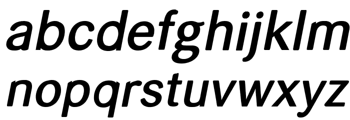 helvari Medium Italic Font LOWERCASE
