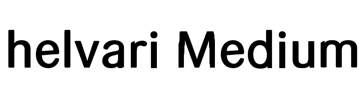 helvari Medium  Free Fonts Download