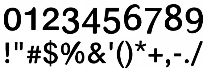 helvari Medium Font OTHER CHARS