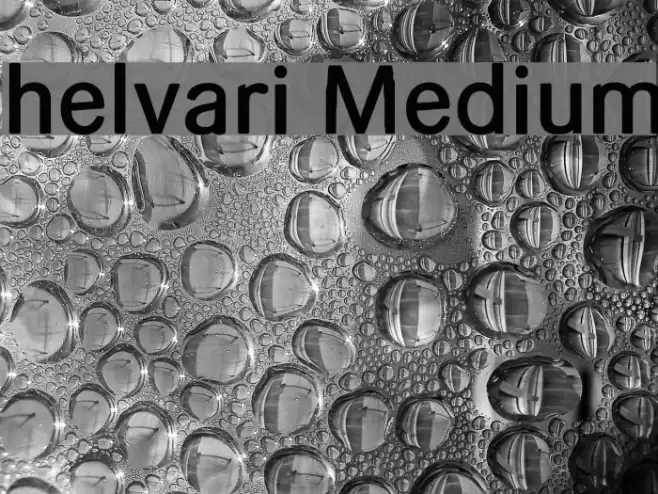 helvari Medium Font examples