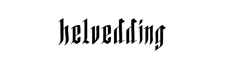 helvedding  नि: शुल्क फ़ॉन्ट्स डाउनलोड