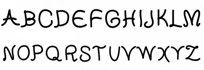 helveti Font UPPERCASE