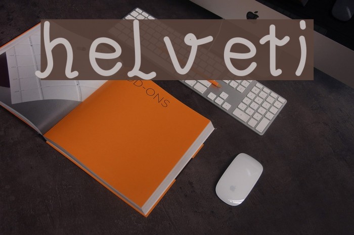 helveti Font examples