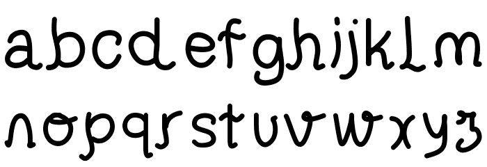 helveti Font LOWERCASE