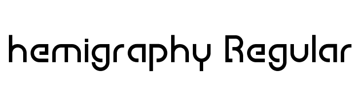 hemigraphy Regular Font
