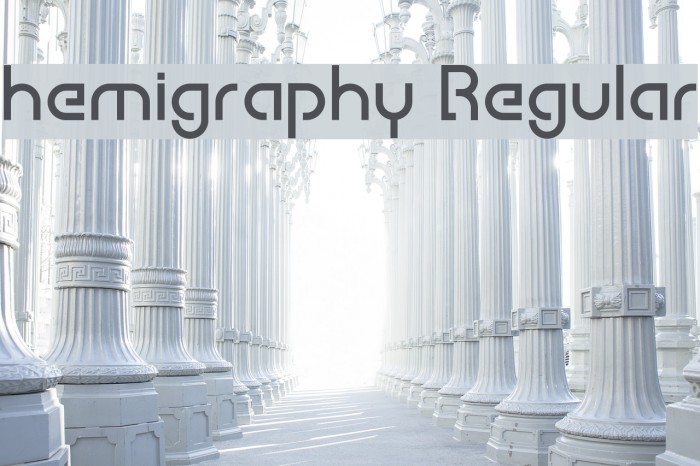 hemigraphy Regular Font examples