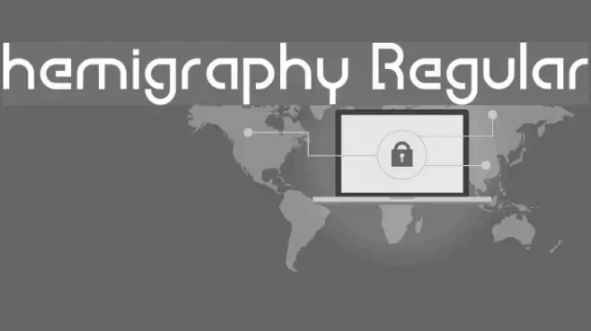 hemigraphy Regular Font examples