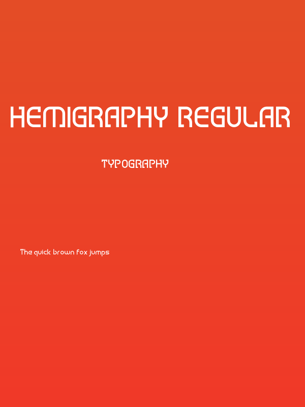 hemigraphy Regular Poster