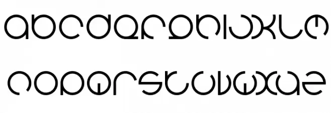 henderson Schriftart Kleinbuchstaben