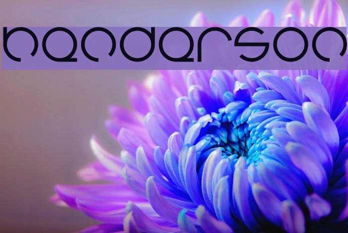 henderson Font examples