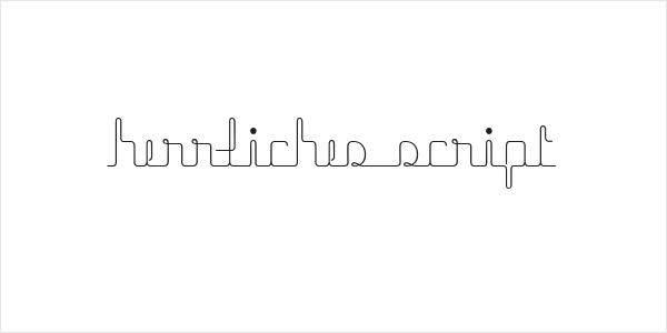 herrliches script Logo