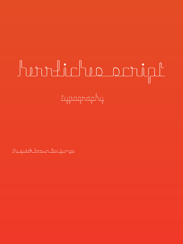 herrliches script Poster