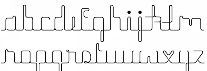 herrliches script Schriftart Kleinbuchstaben