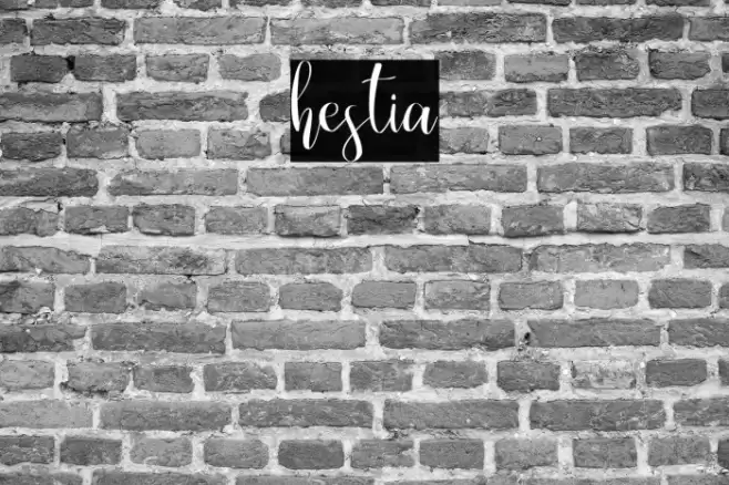 hestia Font examples