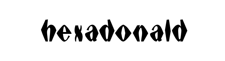 hexadonald  Descarca Fonturi Gratis