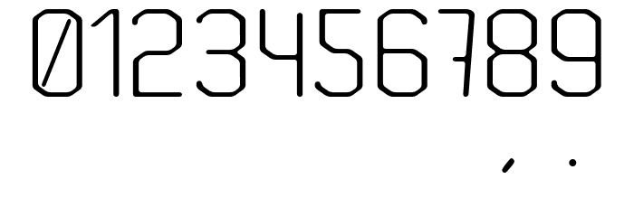 hexarounded Font OTHER CHARS