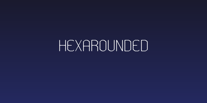 hexarounded Social Header