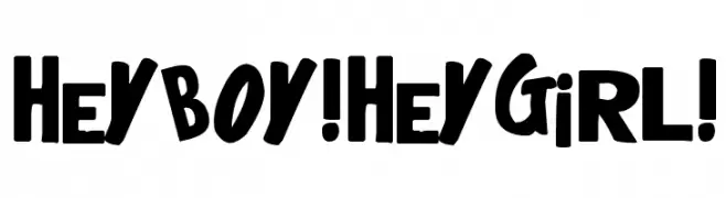 heyboy!heygirl!  Descarca Fonturi Gratis