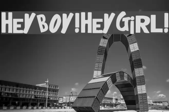 heyboy!heygirl! Font examples