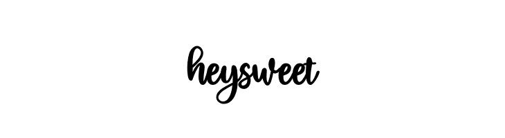 heysweet  font caratteri gratis
