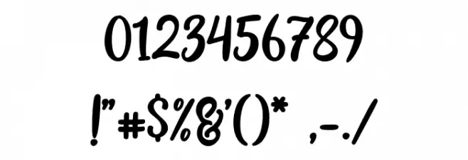 heysweet Font OTHER CHARS