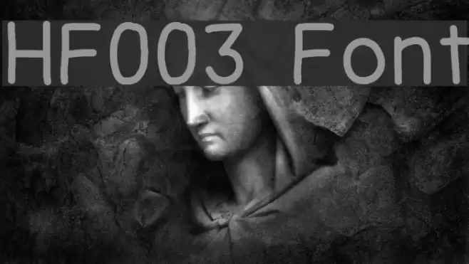 HF003 Font examples