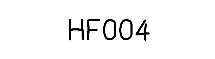 HF004 Font