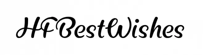 HFBestWishes  Frei Schriftart Herunterladen