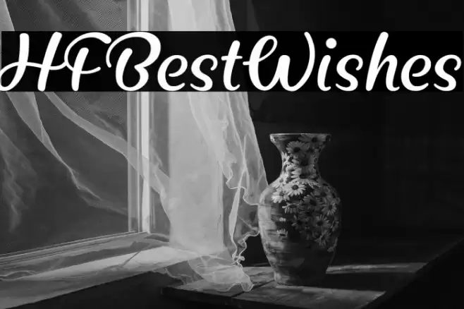 HFBestWishes Fonte examples