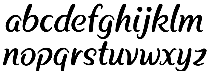 HFBestWishes Font LOWERCASE